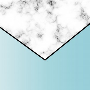 ABSTRACT BLUE TINT MODERN MARBLE